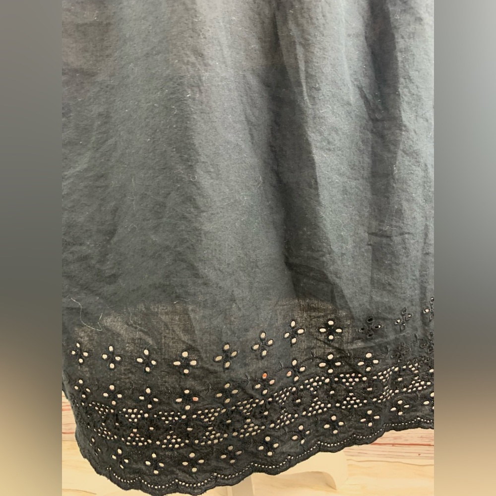 Old Navy Black Eyelet Spaghetti Strap Dress Size M - Picture 2 of 9